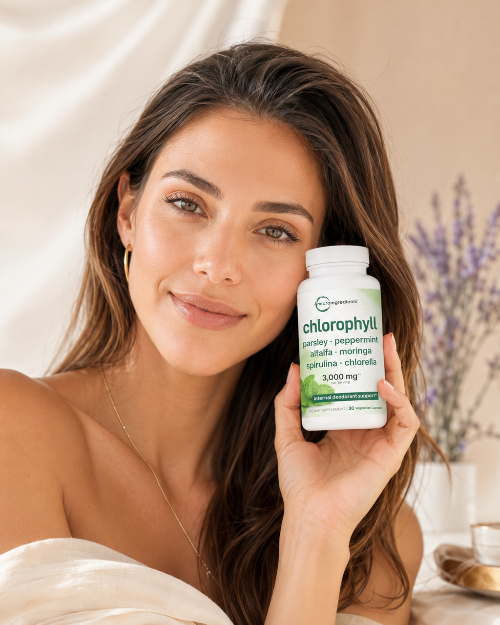 Clorofila 30 Cápsulas | Fórmula Verde Natural