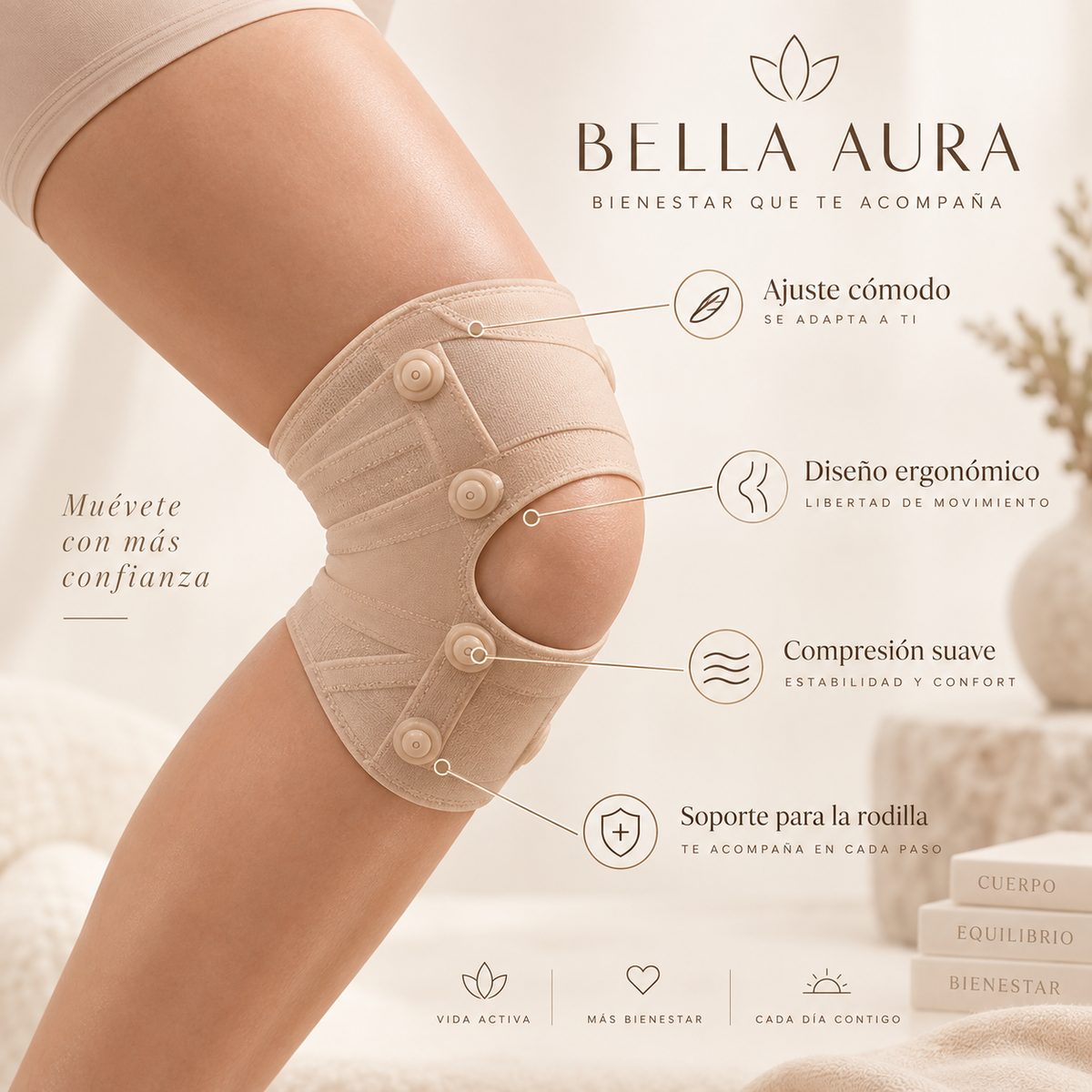 RODILLERA MAGNETICA PARA DOLOR ARTICULAR
